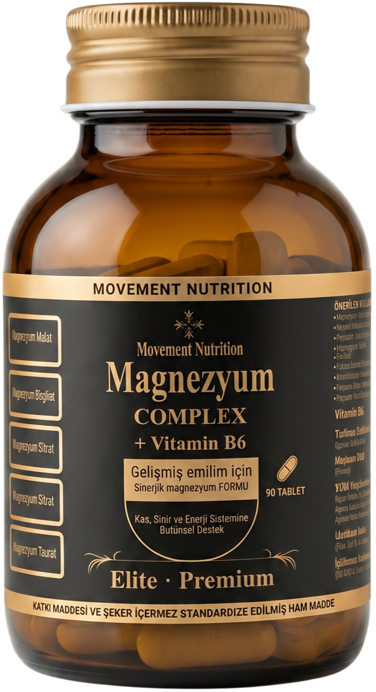 Movement Nutrition Magnezyum COMPLEX + Vitamin B6 — 90 Tablet